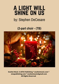 A Light Will Shine On Us TB choral sheet music cover Thumbnail